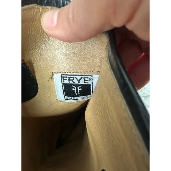 FRYE Jackie 76575 Women's 6.5B Black Leather Western Riding Boots MEXICO - Picture 2 of 14